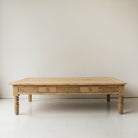 Grande Turned Leg Coffee Table - elsie green - furniture