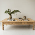 Grande Turned Leg Coffee Table - elsie green - furniture