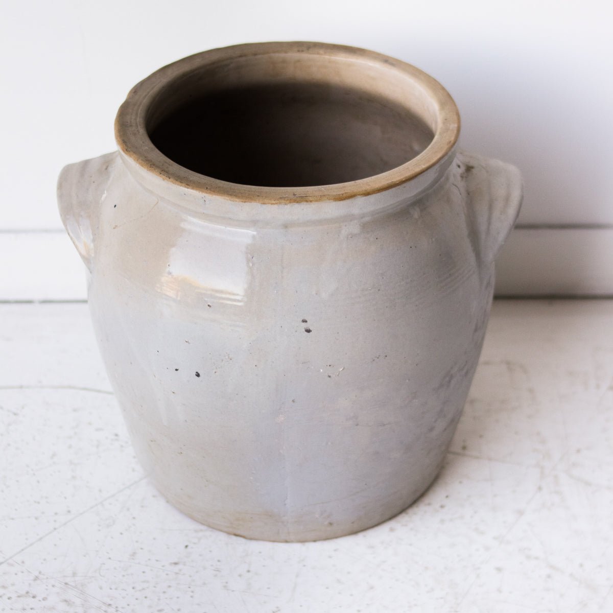 Grande Vintage Stoneware Crock - elsie green - The French Kitchen