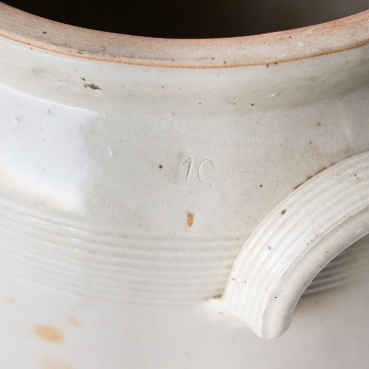 Grande Vintage Stoneware Crock - elsie green - The French Kitchen