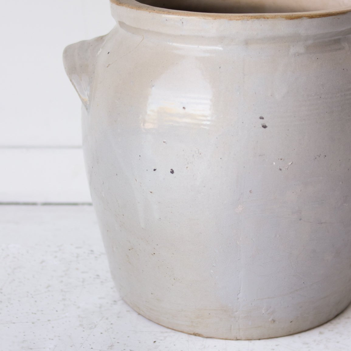 Grande Vintage Stoneware Crock - elsie green - The French Kitchen
