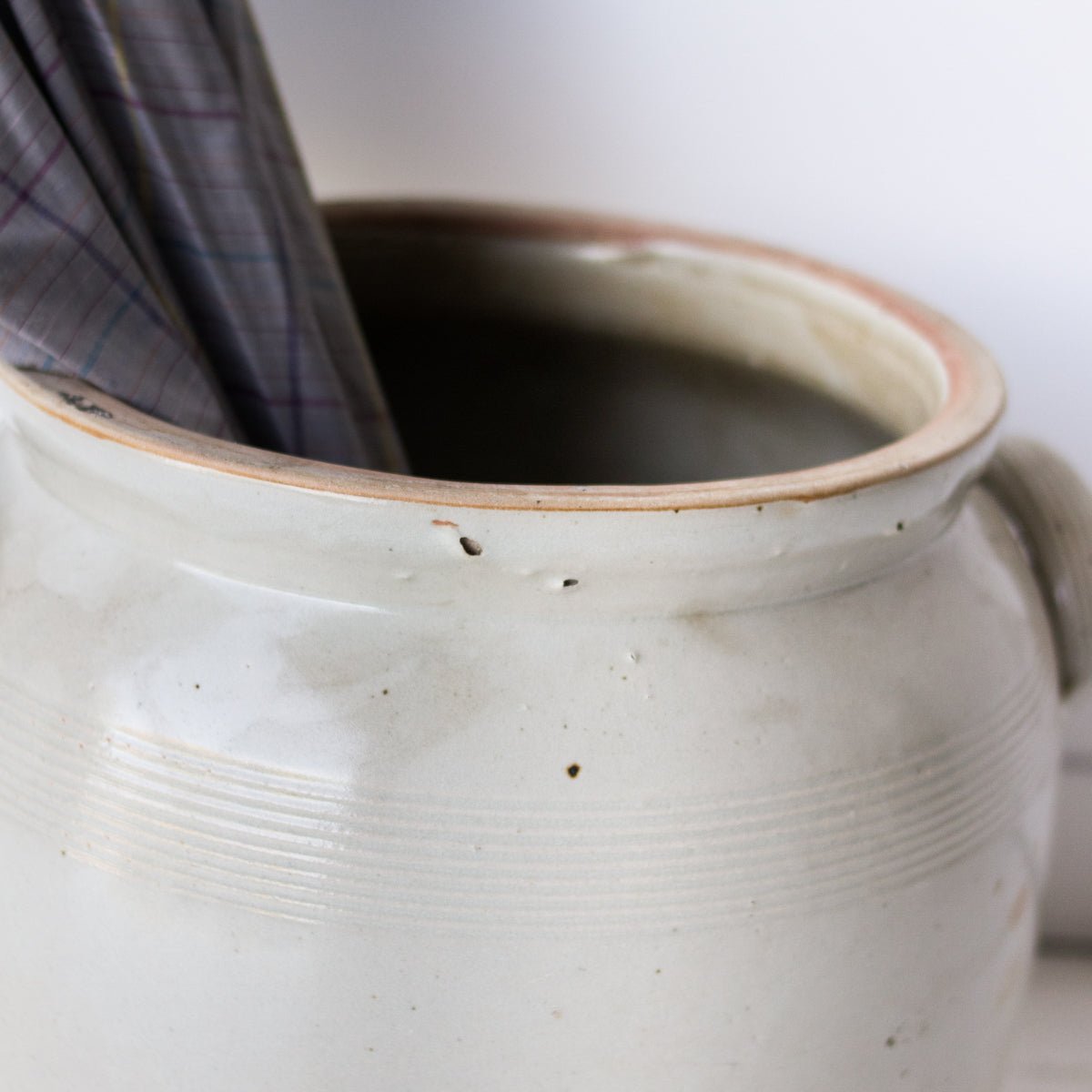 Grande Vintage Stoneware Crock - elsie green - The French Kitchen