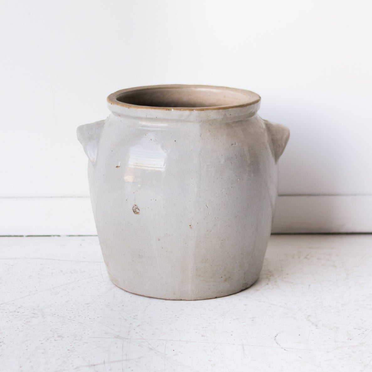 Grande Vintage Stoneware Crock - elsie green - The French Kitchen