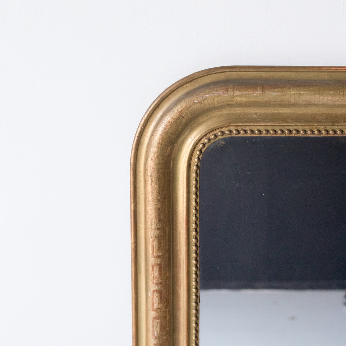 Greek Key Mirror With Red Clay Bole | 23 X 29 - elsie green - decor