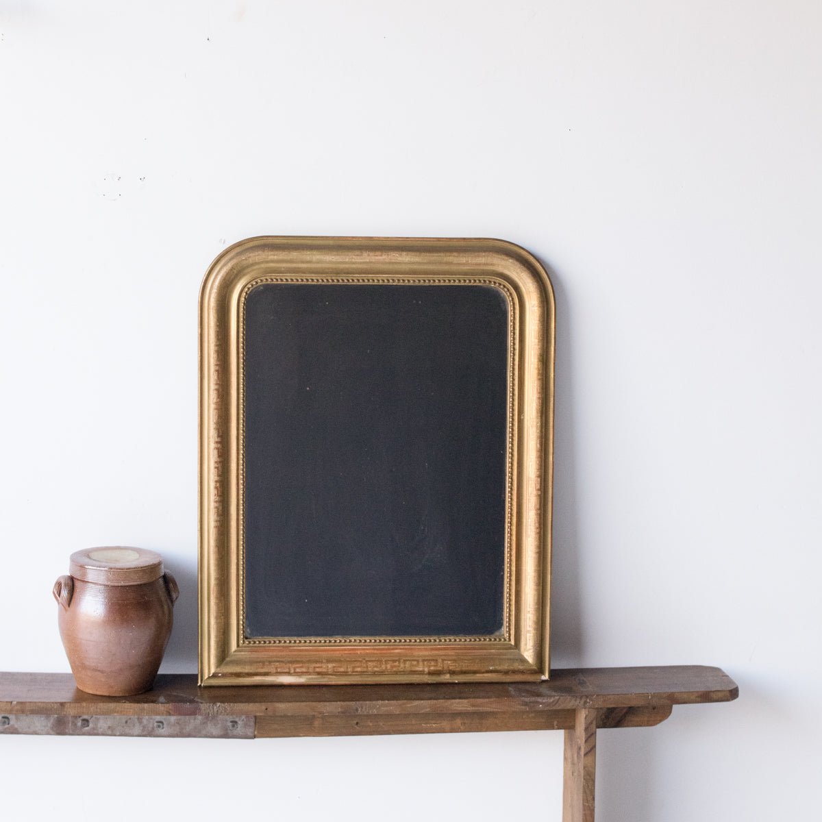 Greek Key Mirror With Red Clay Bole | 23 X 29 - elsie green - decor