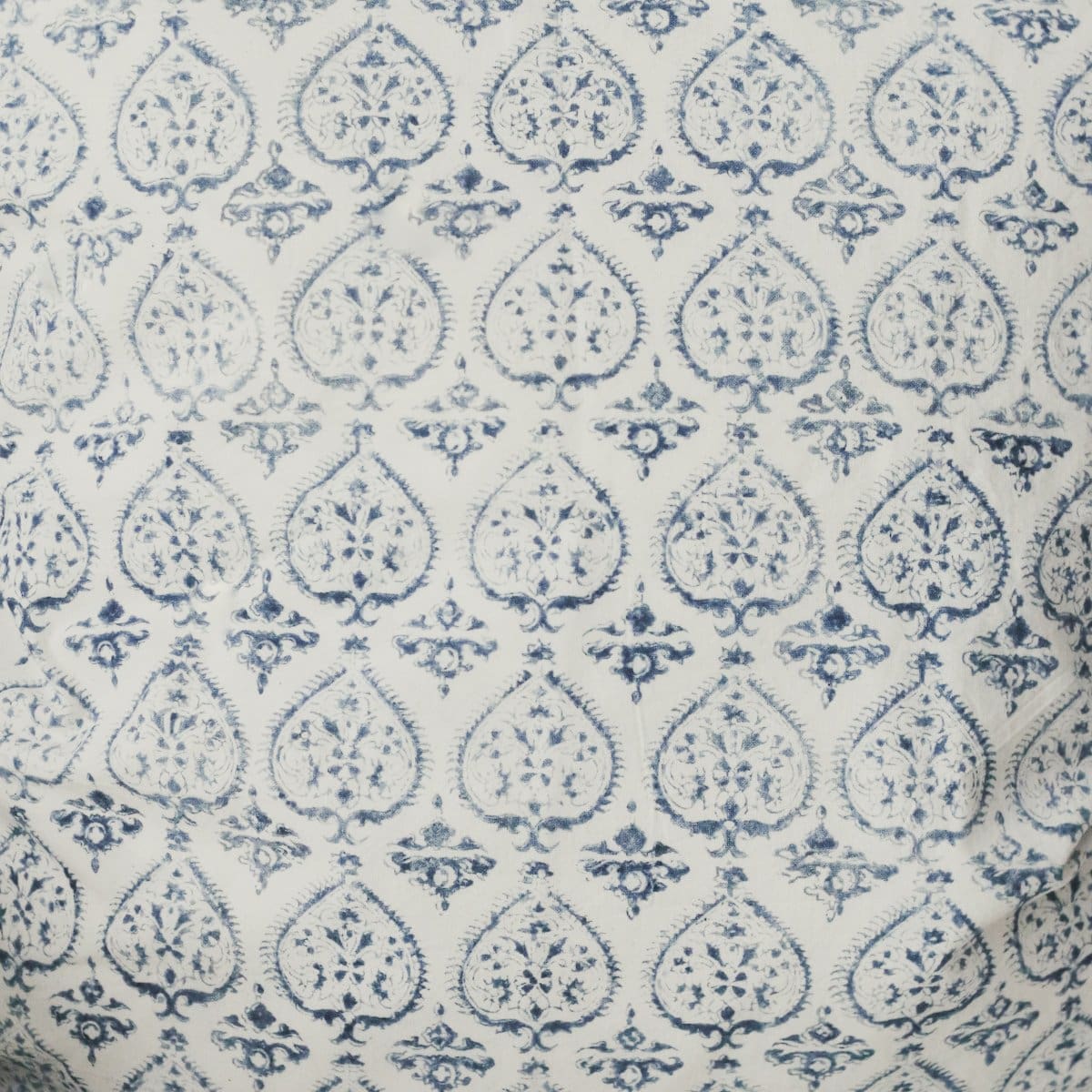 Hand Block Printed Pillow Cover - elsie green