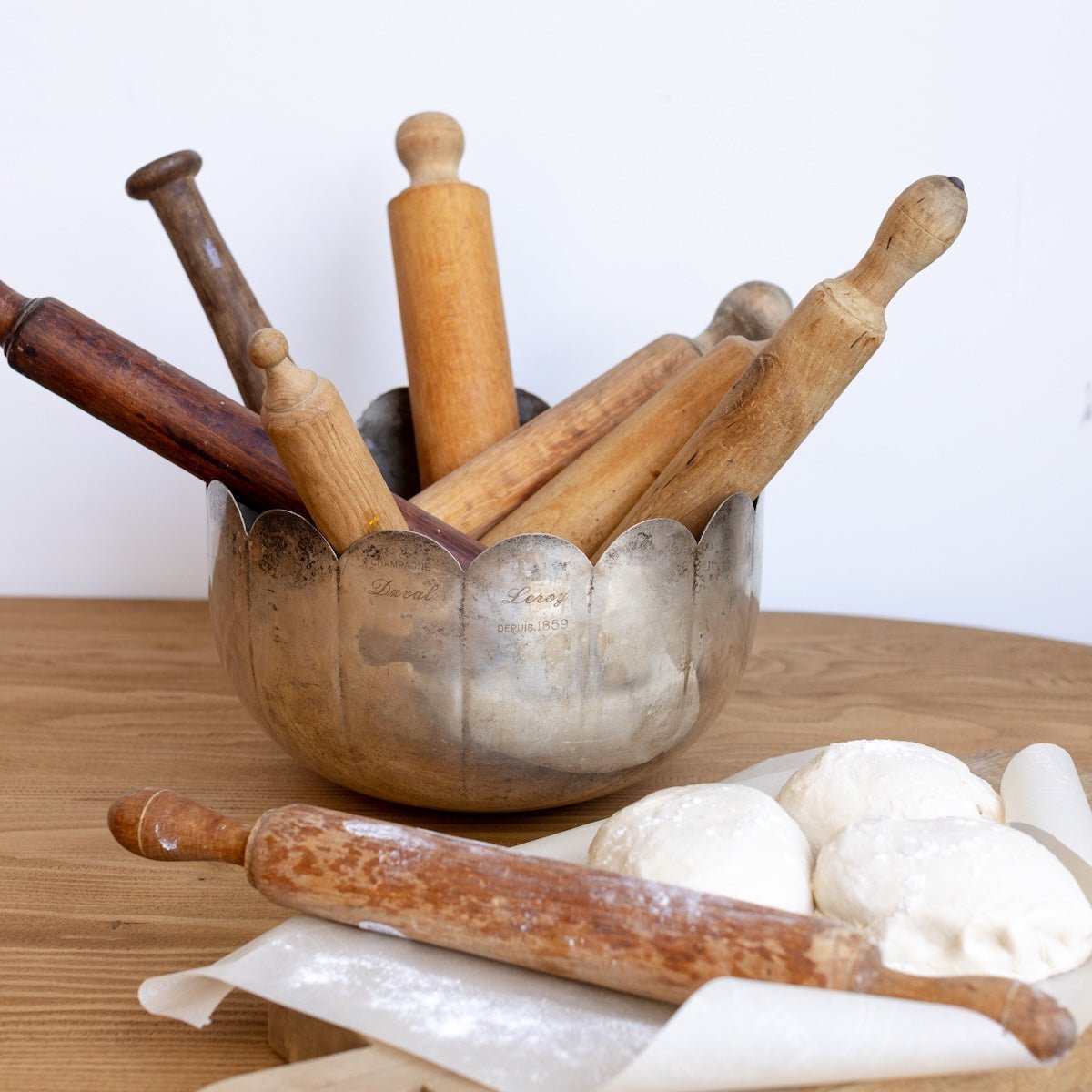 Hand Carved Rolling Pin - elsie green - the french kitchen