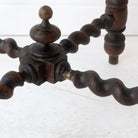 Hand Carved Spindle Stool - elsie green - furniture