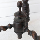 Hand Carved Spindle Stool - elsie green - furniture