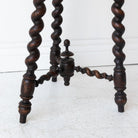 Hand Carved Spindle Stool - elsie green - furniture