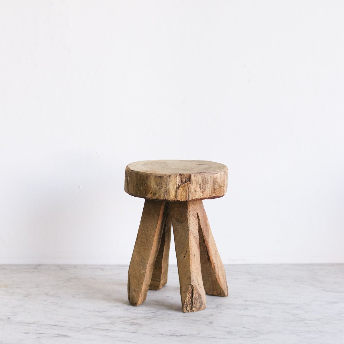 Hand Carved Stool - elsie green - Furniture