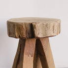 Hand Carved Stool - elsie green - Furniture