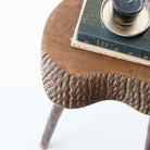 Hand Carved Tripod Stool - elsie green - furniture