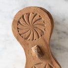 Hand Carved Wood Spice Dispenser with Pair of Silver Salt Spoons - elsie green - the french kitchen