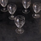 Hand Cut Aperitif Glass Set of 6 - elsie green - the french kitchen