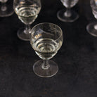 Hand Cut Aperitif Glass Set of 6 - elsie green - the french kitchen