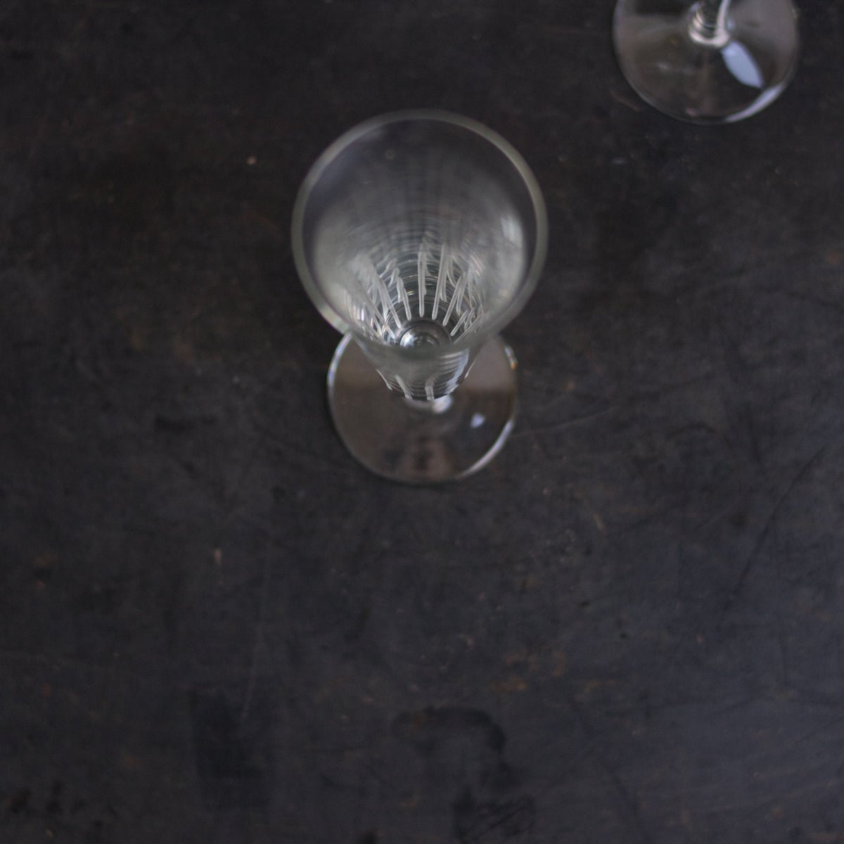 Hand Cut Crystal Champagne Coupe Set of 4 - elsie green - the french kitchen