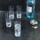 Hand Cut Crystal Shot Glass Set Of 4 - elsie green - The French Kitchen