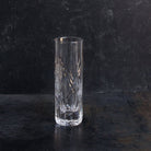 Hand Cut Tall Crystal Bar Glass Set Of 6 - elsie green - The French Kitchen