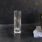 Hand Cut Tall Crystal Bar Glass Set Of 6 - elsie green - The French Kitchen