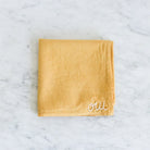 Hand Embroidered Bandana - elsie green - textiles