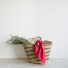 Hand Embroidered Bandana - elsie green - textiles