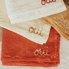 Hand Embroidered Bandana - elsie green - textiles