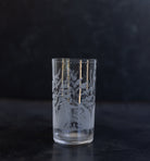 Hand Engraved Blown Glass Tumbler - elsie green - the french kitchen