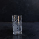 Hand Engraved Blown Glass Tumbler - elsie green - the french kitchen