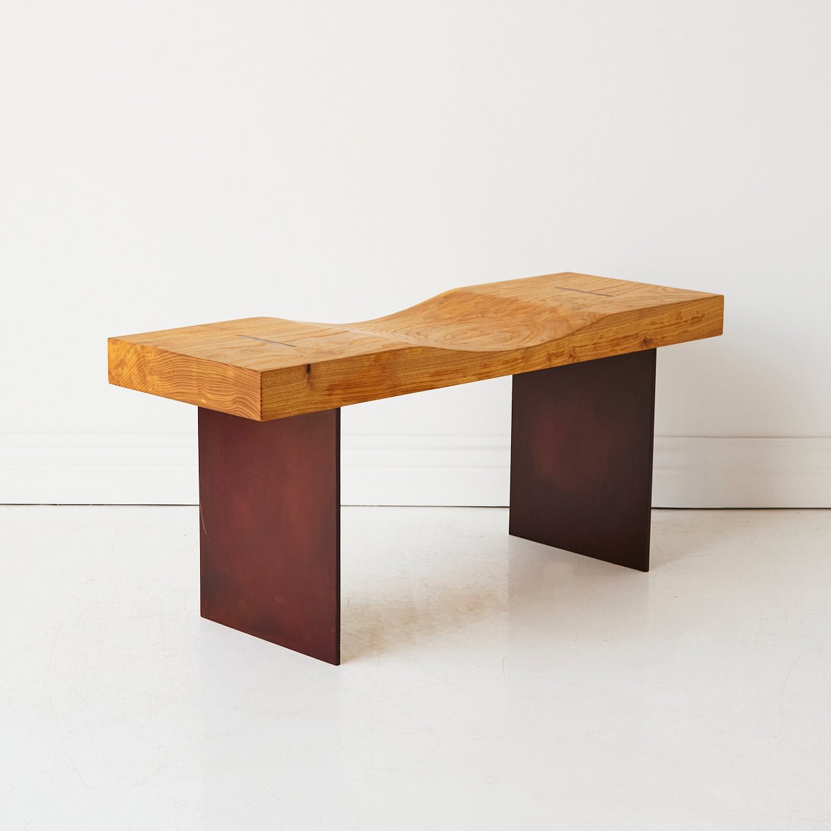 Hand Made Elm Bench - elsie green - furniture
