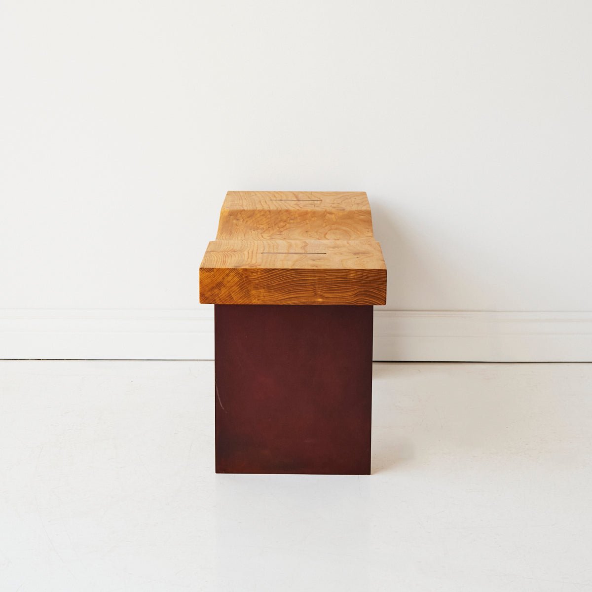 Hand Made Elm Bench - elsie green - furniture