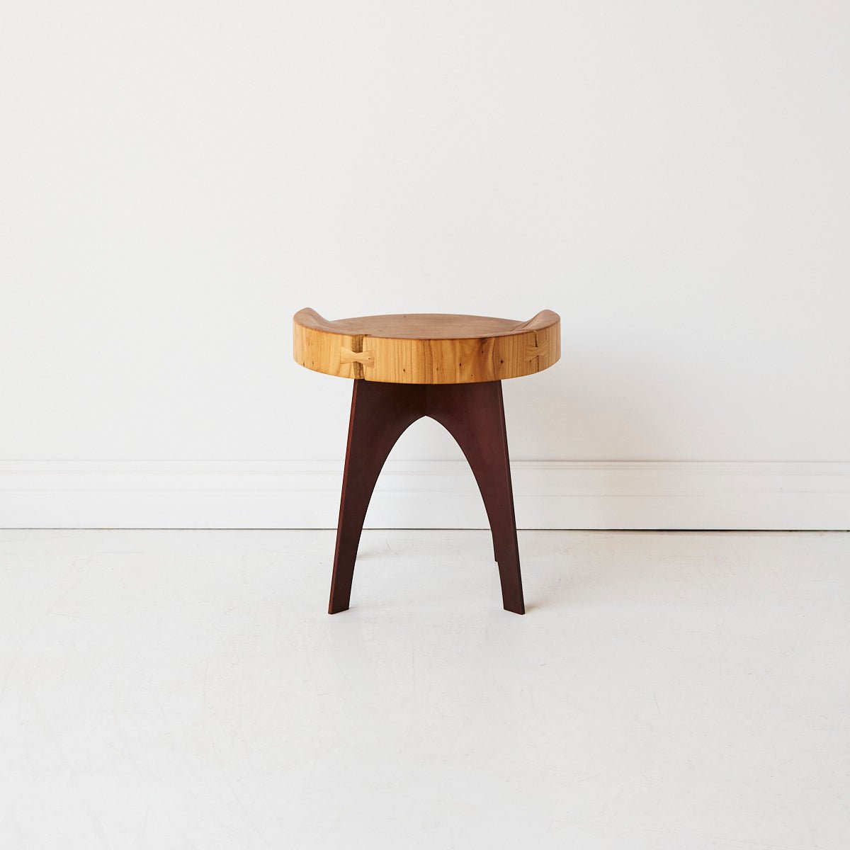 Hand Made Elm Side Table - elsie green - furniture