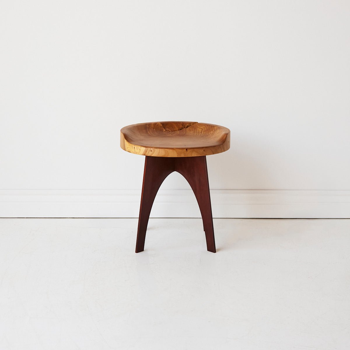 Hand Made Elm Side Table - elsie green - furniture