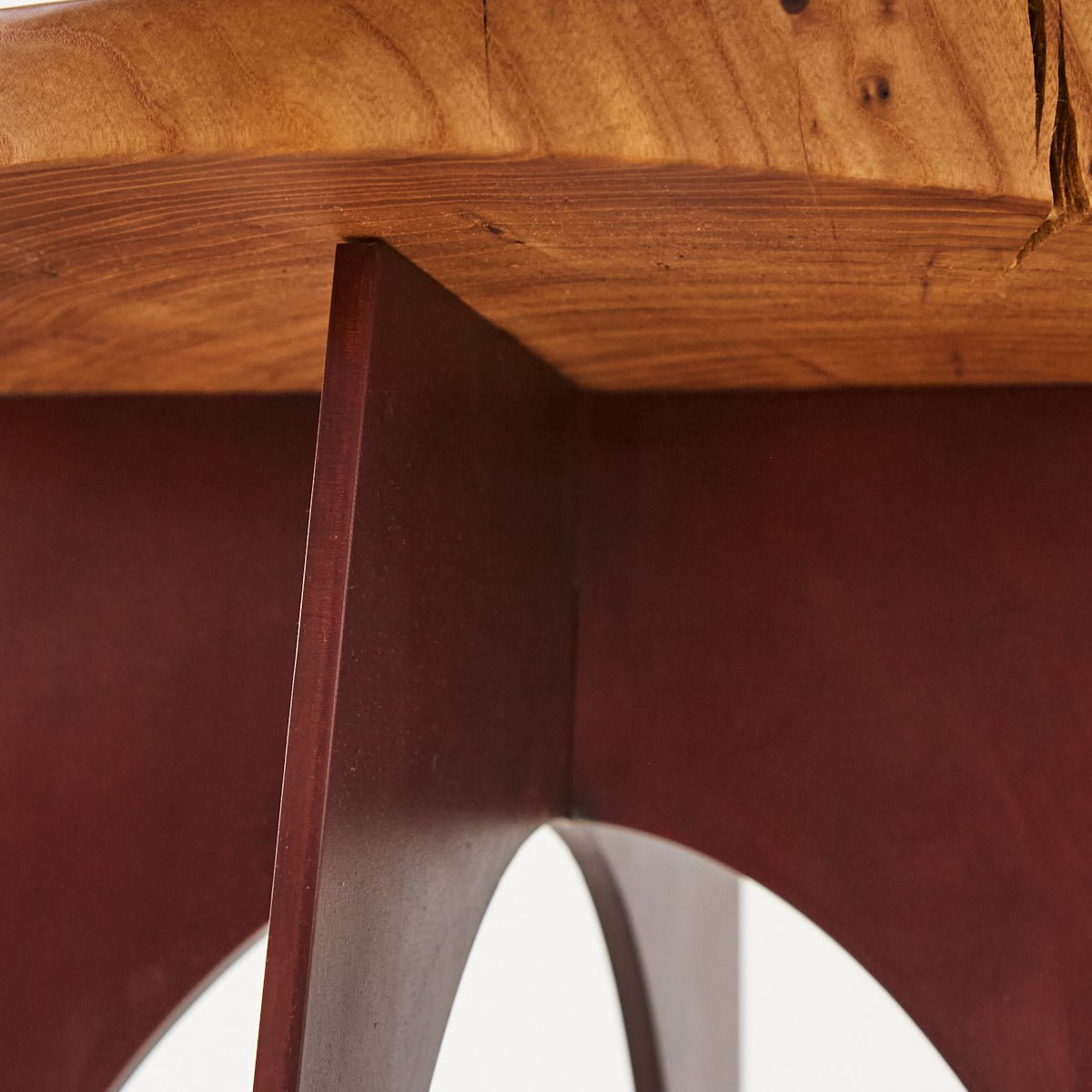 Hand Made Elm Side Table - elsie green - furniture