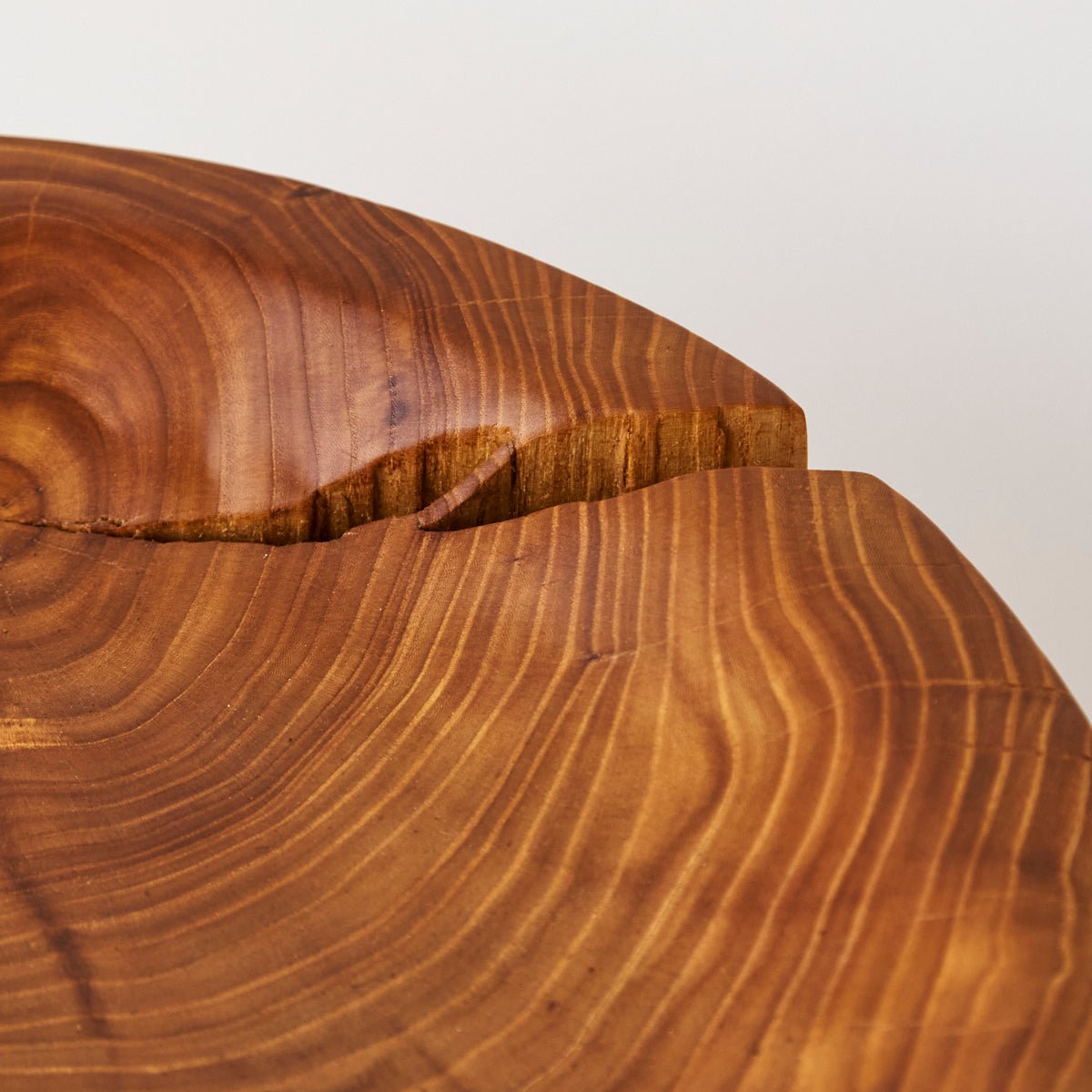 Hand Made Elm Side Table - elsie green - furniture