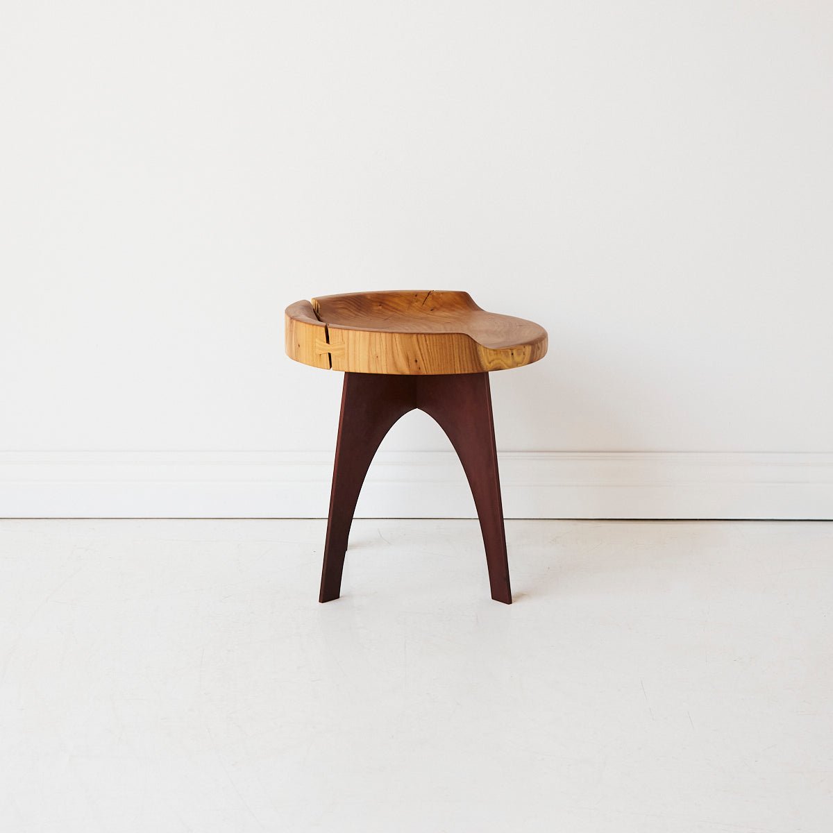 Hand Made Elm Side Table - elsie green - furniture