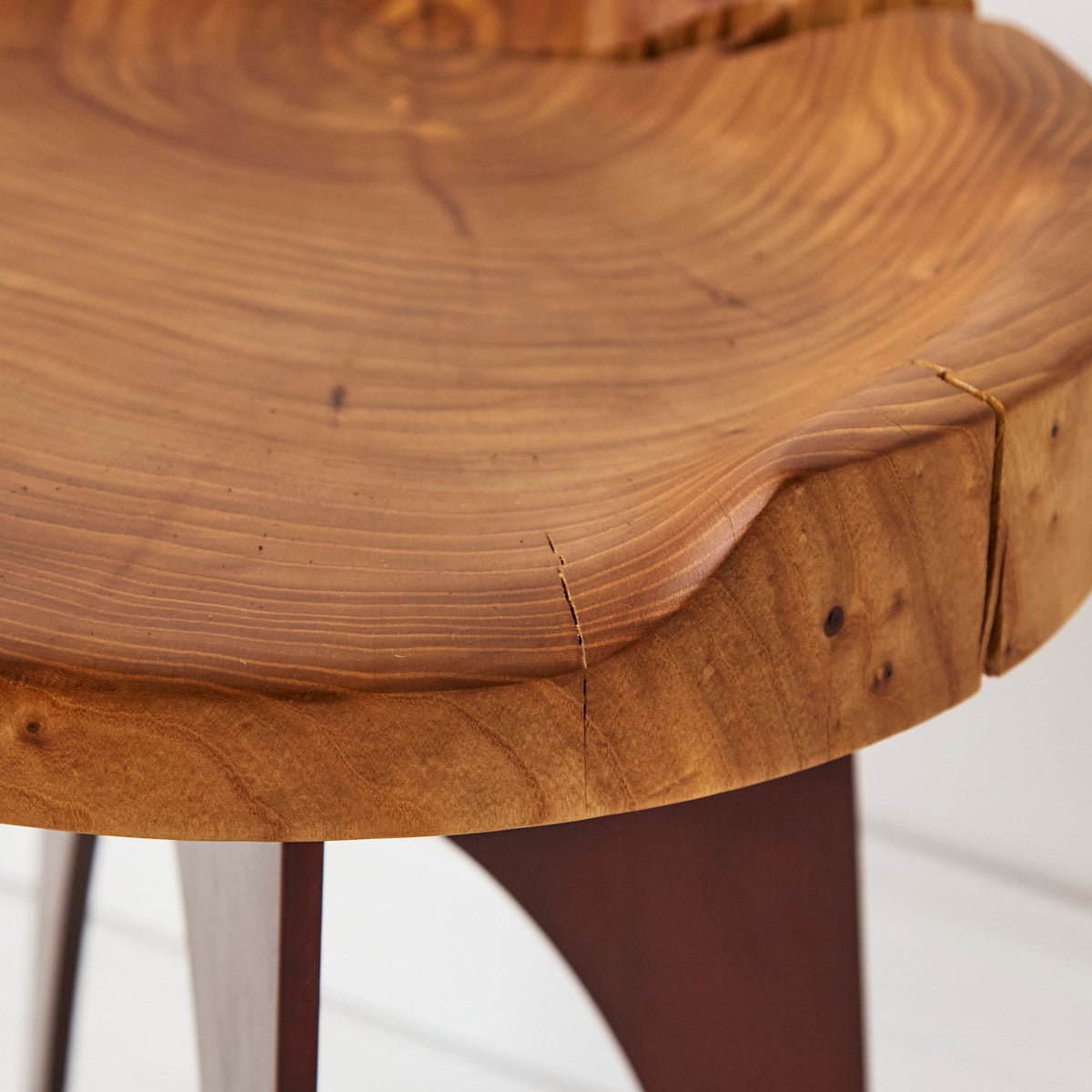 Hand Made Elm Side Table - elsie green - furniture