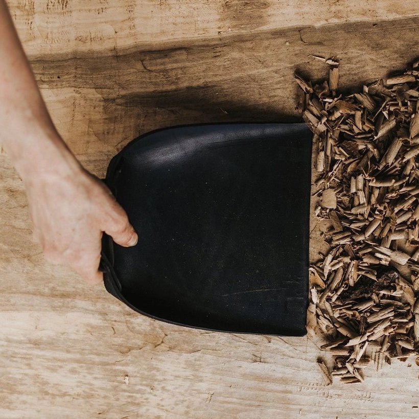 Hand Made Leather Dustpan and Whisk - elsie green - decor