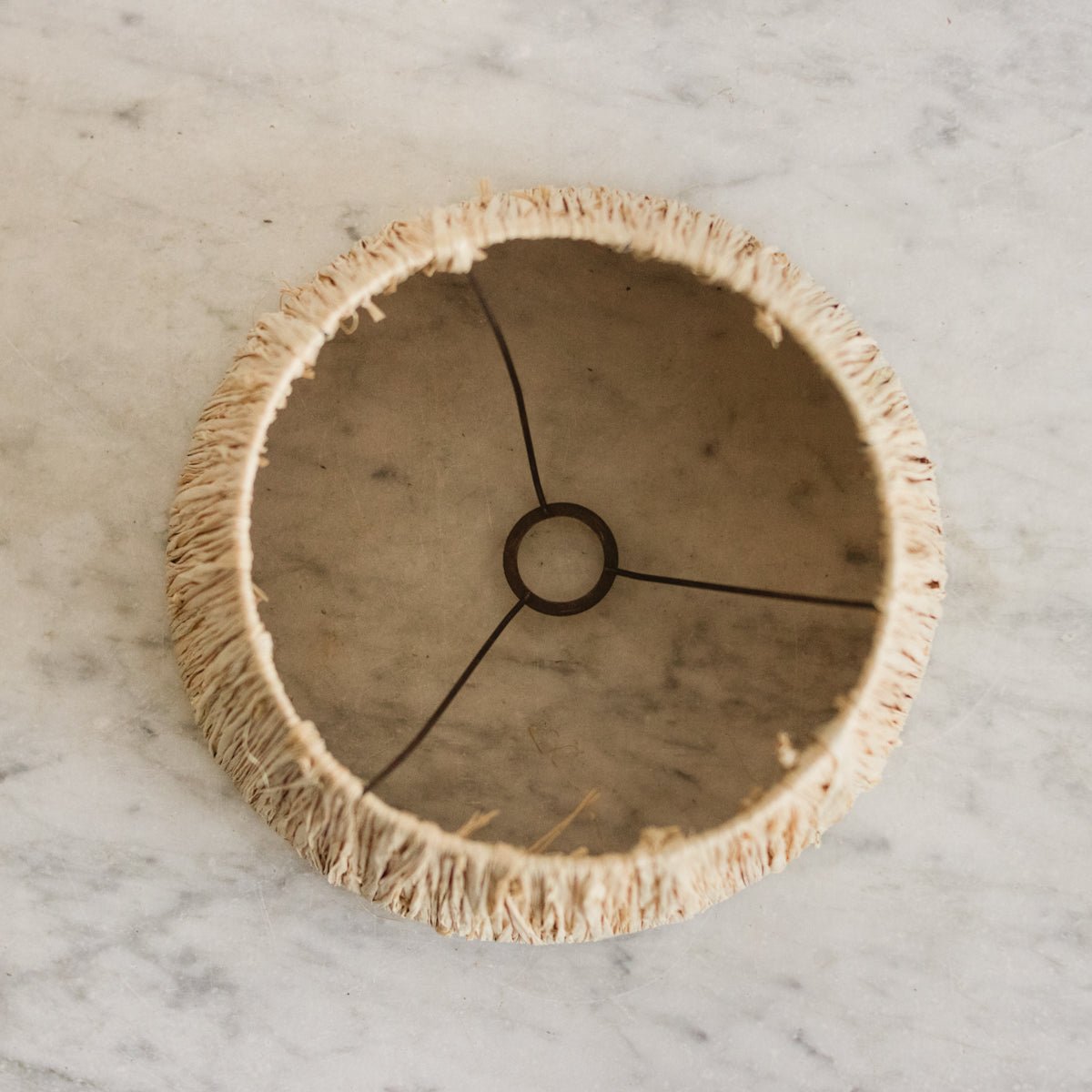 Hand Made Raffia Lampshade - elsie green - decor