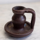 Hand Made Stoneware Candlestick - elsie green - decor