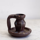 Hand Made Stoneware Candlestick - elsie green - decor