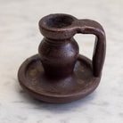 Hand Made Stoneware Candlestick - elsie green - decor