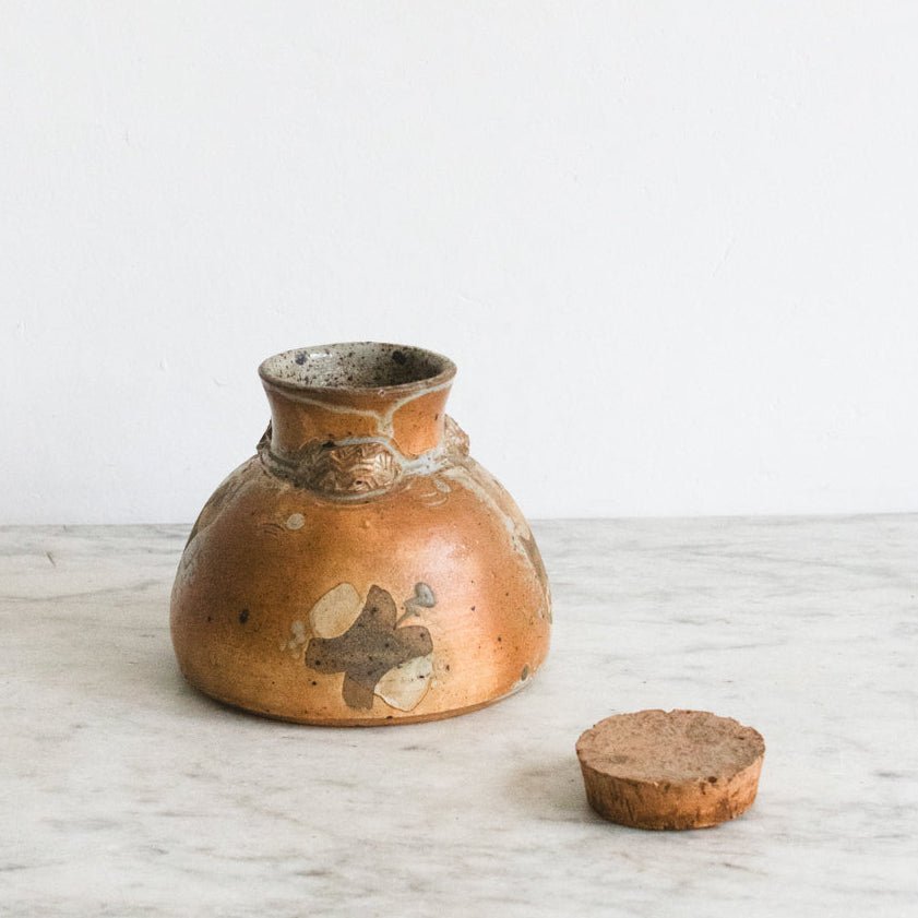 Hand Made Stoneware Canister - elsie green - decor