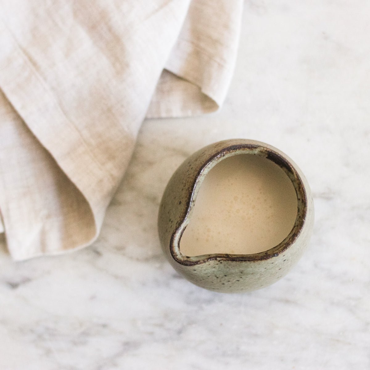 Hand Made Stoneware Creamer | Bob Dinetz - elsie green - The French Kitchen