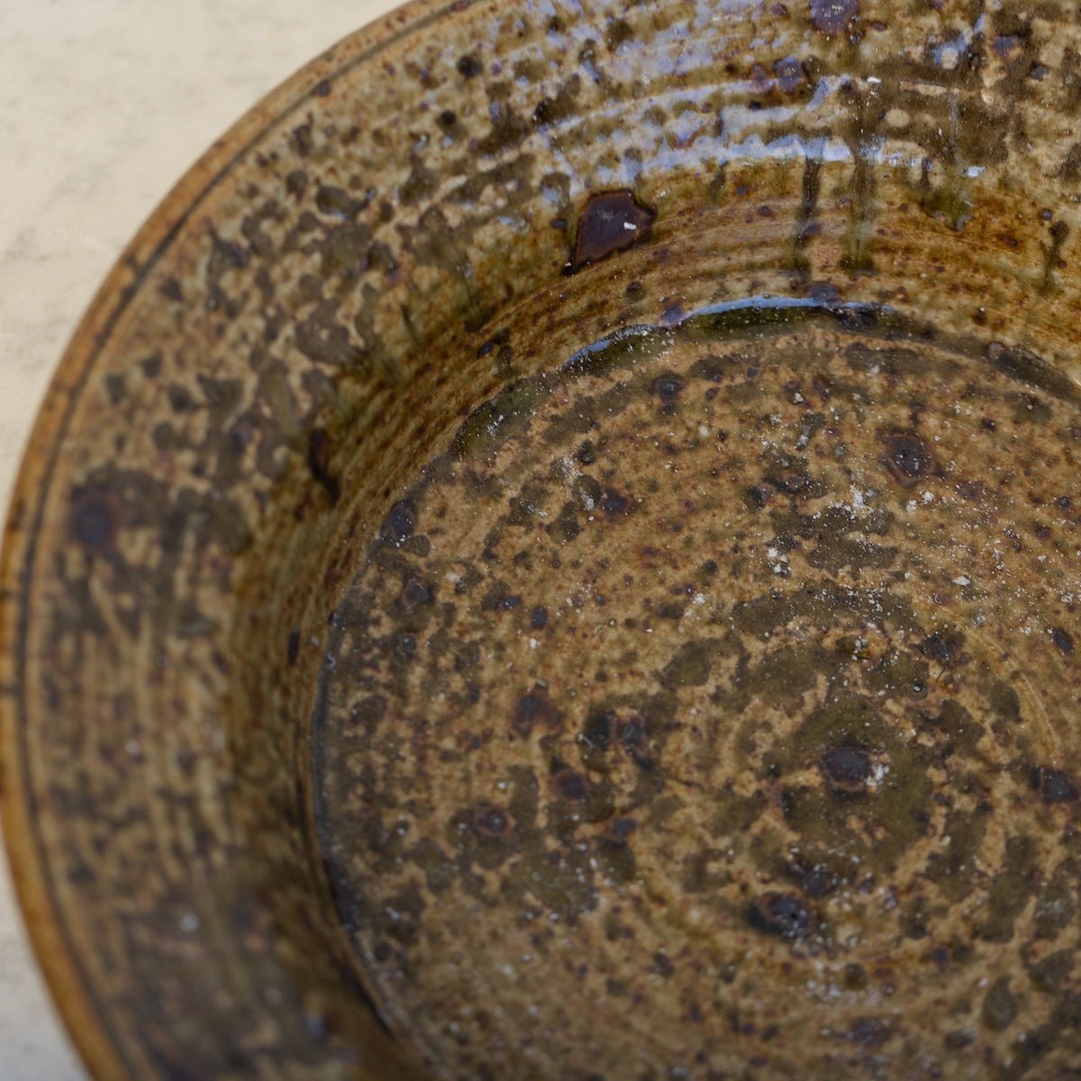 Hand Made Stoneware Crock & Plate | Signed by Artist. - elsie green - decor