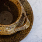 Hand Made Stoneware Crock & Plate | Signed by Artist. - elsie green - decor
