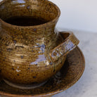Hand Made Stoneware Crock & Plate | Signed by Artist. - elsie green - decor