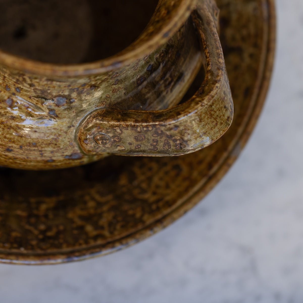 Hand Made Stoneware Crock & Plate | Signed by Artist. - elsie green - decor