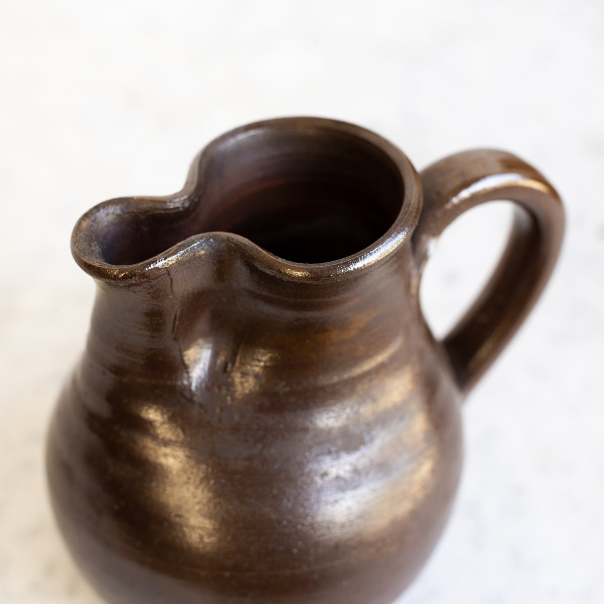 Hand Made Stoneware Pitcher - elsie green - decor