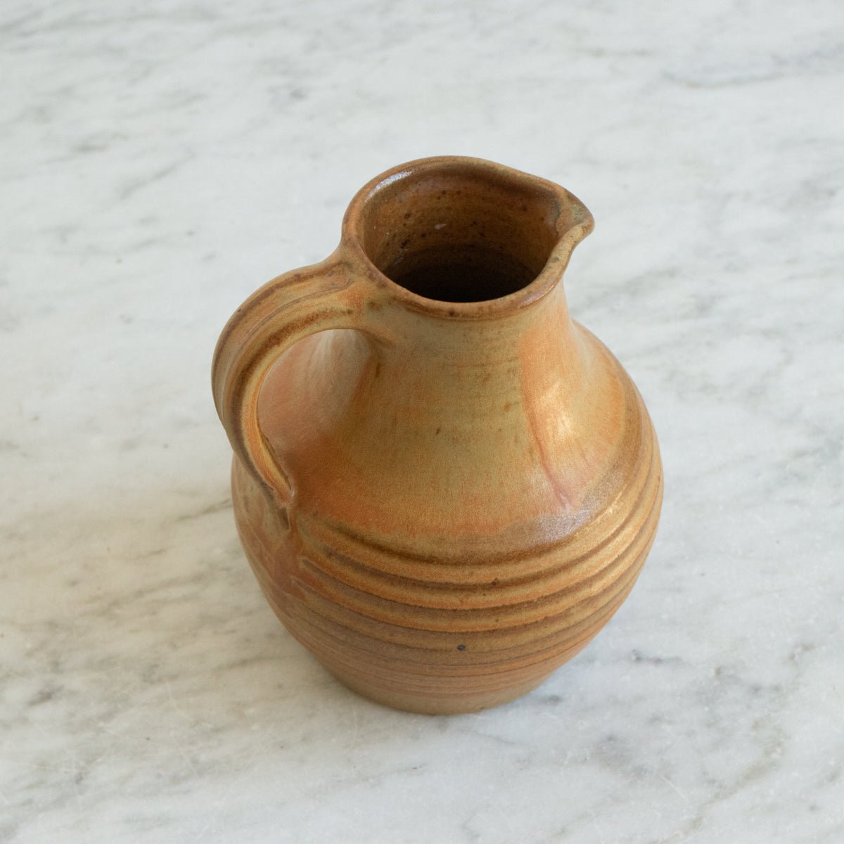 Hand Made Stoneware Pitcher | Fontgombault Abbey - elsie green - the french kitchen